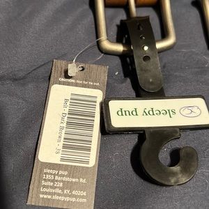 2 New Sleepy Pup leather belts